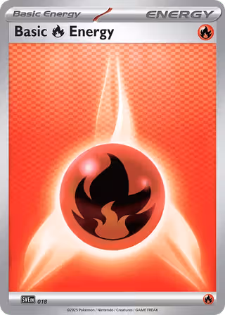 Fire Energy 18/24 Pokemon card