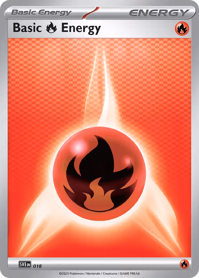 Fire Energy 18/24 Pokemon card