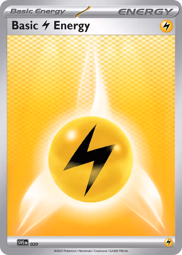 Lightning Energy 20/24 Pokemon card