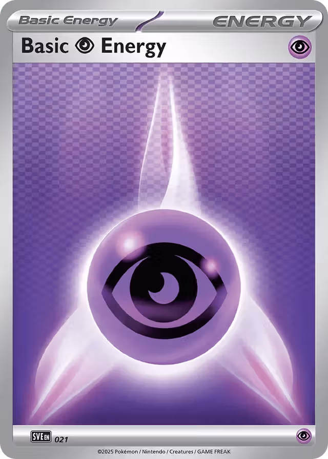 Psychic Energy 21/24 Pokemon card