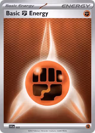 Fighting Energy 22/24 Pokemon card