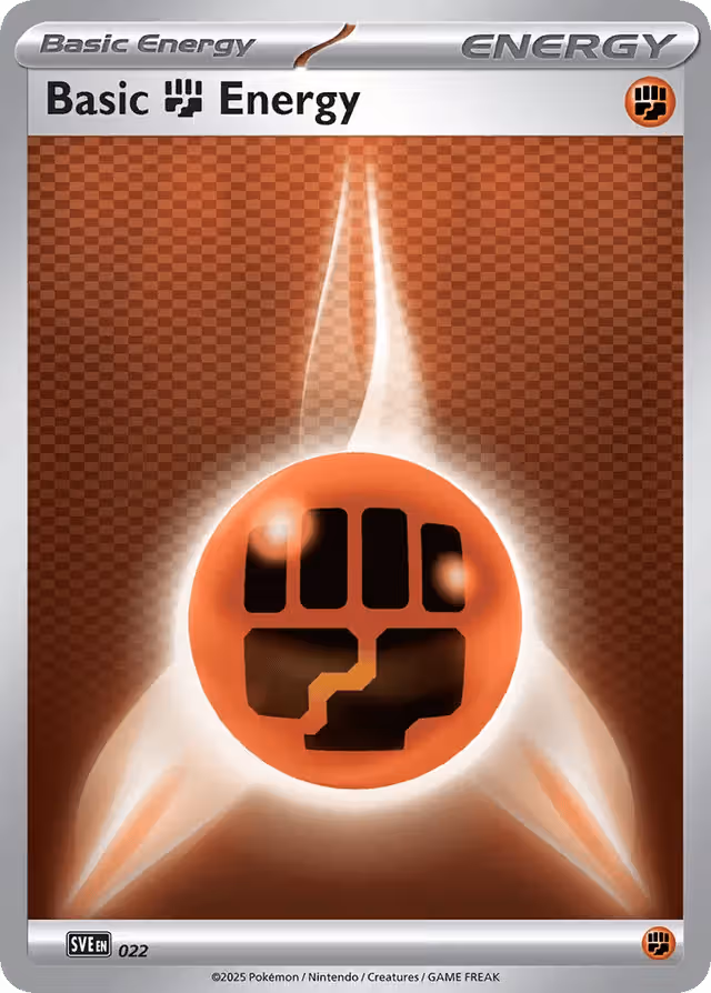Fighting Energy 22/24 Pokemon card