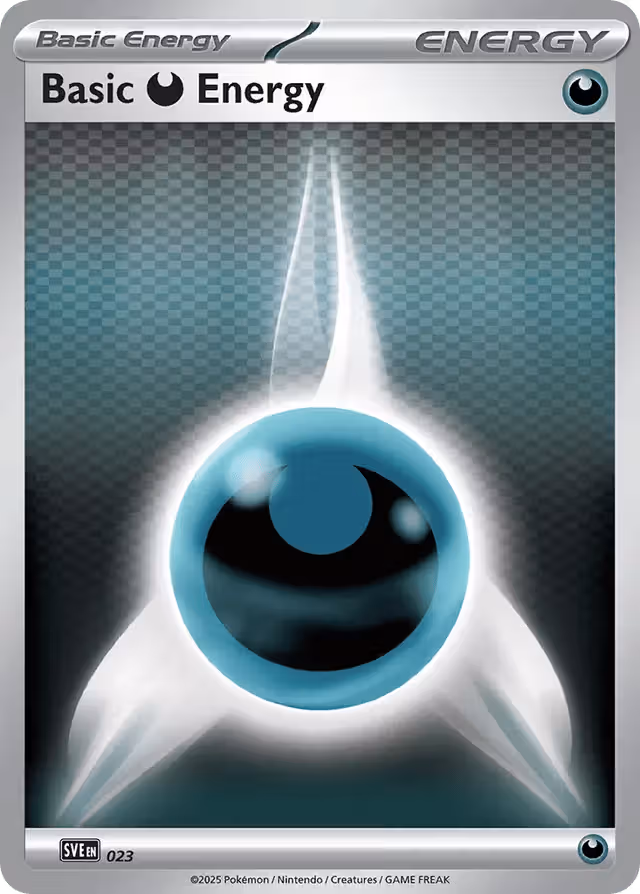 Darkness Energy 23/24 Pokemon card