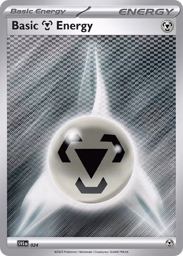 Metal Energy 24/24 Pokemon card