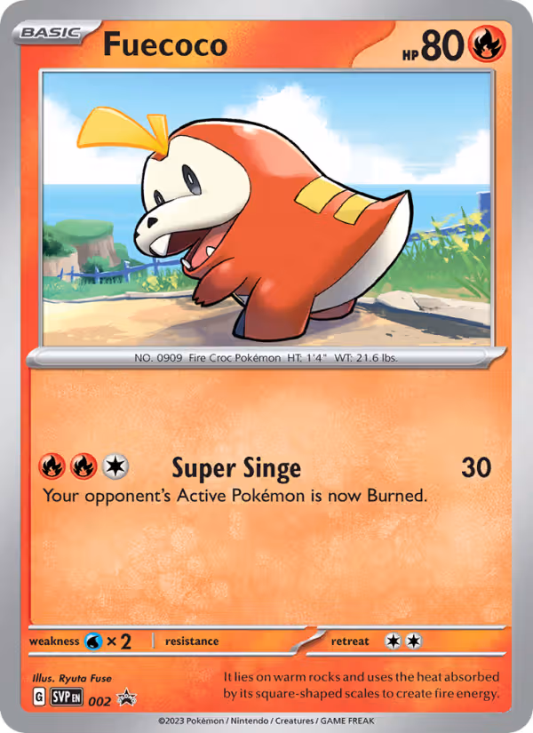 Fuecoco 2/225 Pokemon card