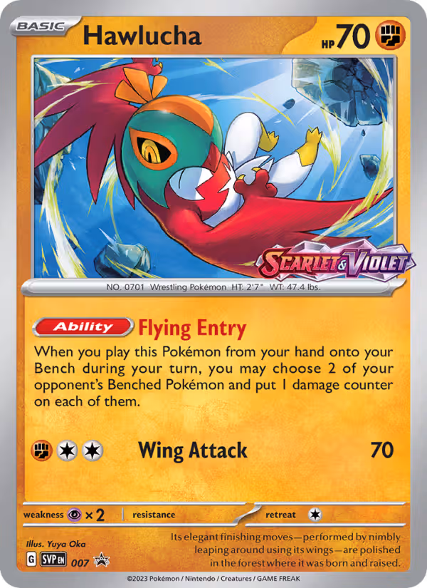 Hawlucha 7/225 Pokemon card