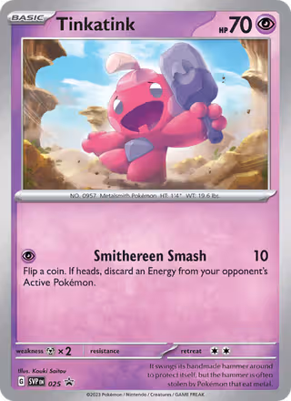 Tinkatink 25/225 Pokemon card