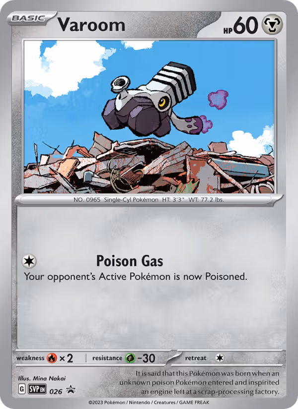 Varoom 26/225 Pokemon card