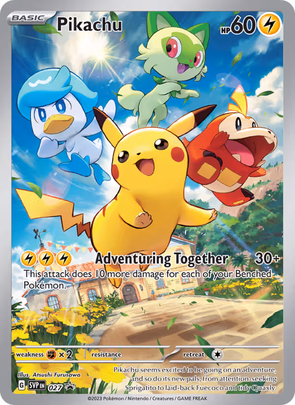 Pikachu 27/225 Pokemon card
