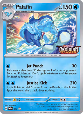 Palafin 36/225 Pokemon card