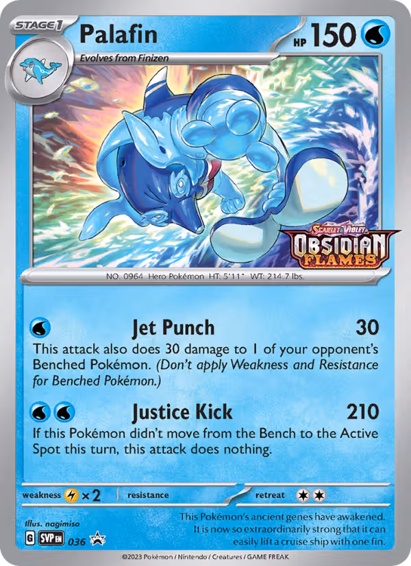 Palafin 36/225 Pokemon card