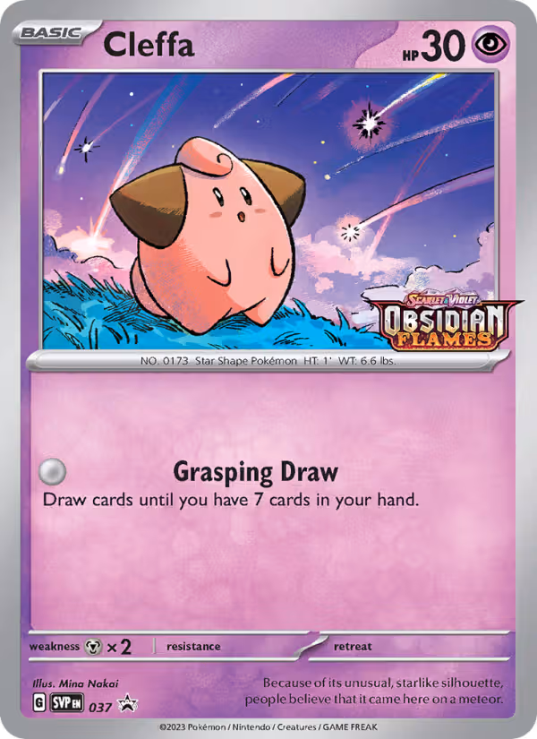 Cleffa 37/225 Pokemon card