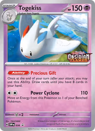 Togekiss 38/225 Pokemon card