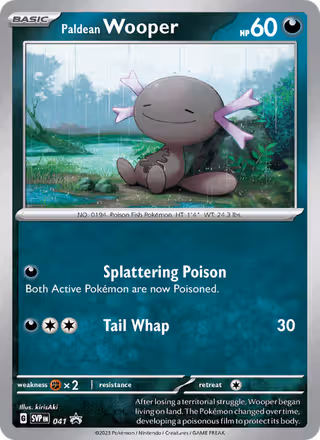 Paldean Wooper 41/225 Pokemon card