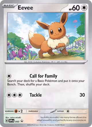 Eevee 43/225 Pokemon card