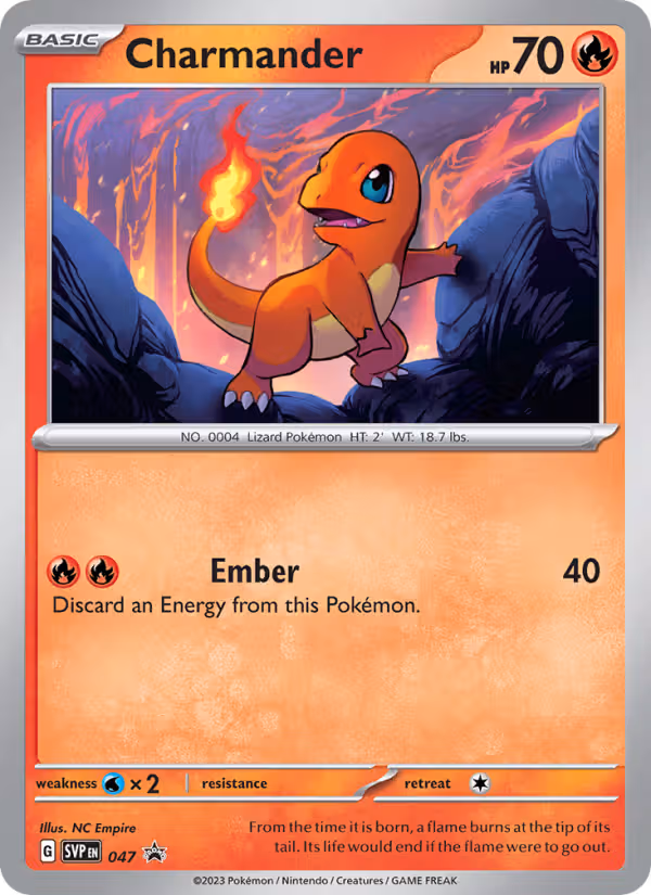 Charmander 47/225 Pokemon card