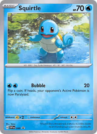 Squirtle 48/225 Pokemon card