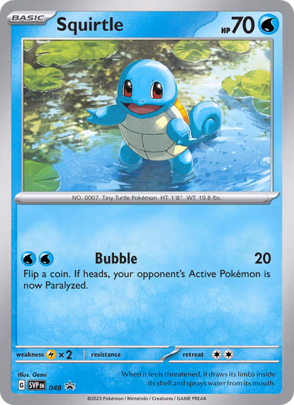 Squirtle 48/225 Pokemon card