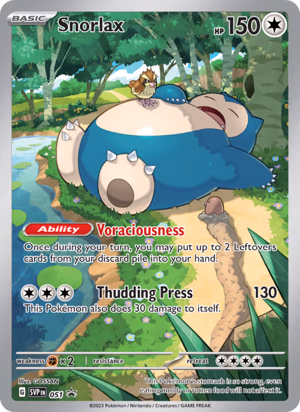 Snorlax 51/225 Pokemon card