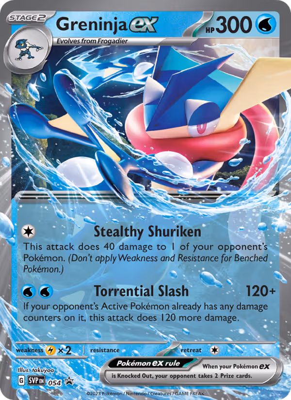 Greninja ex 54/225 Pokemon card