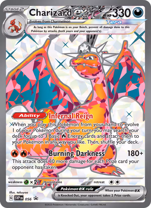 Charizard ex 56/225 Pokemon card