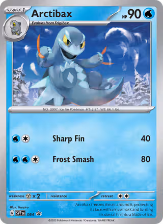 Arctibax 64/225 Pokemon card