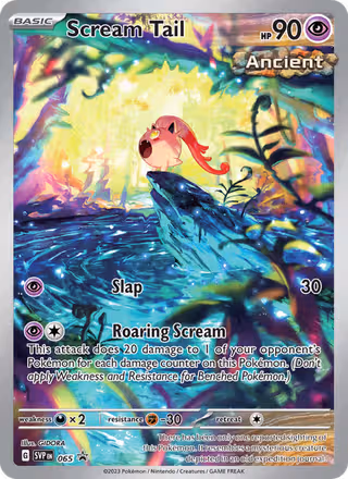 Scream Tail 65/225 Pokemon card