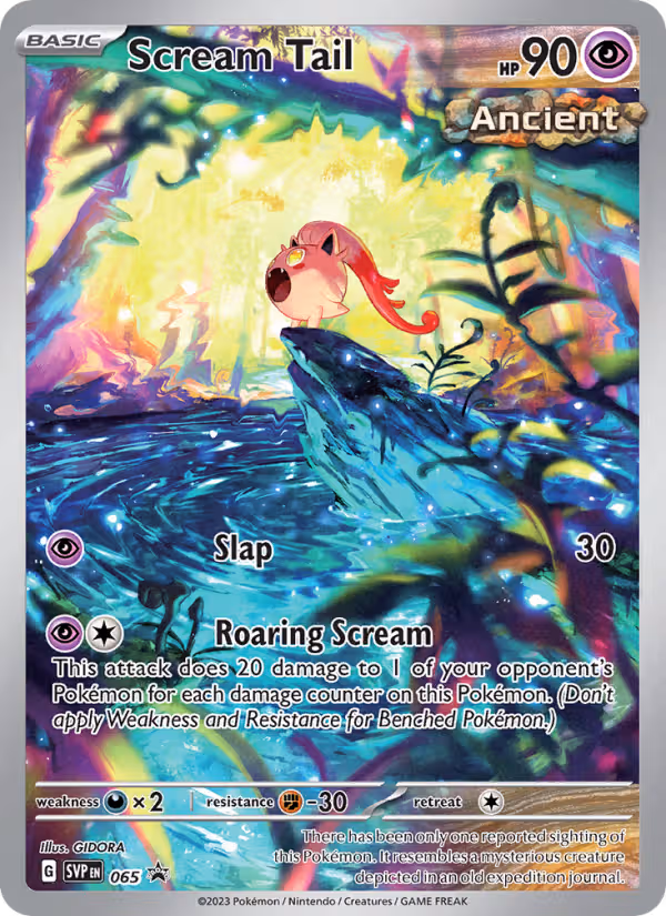 Scream Tail 65/225 Pokemon card