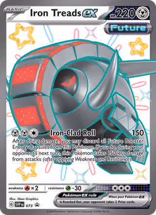 Iron Treads ex 73/225 Pokemon card