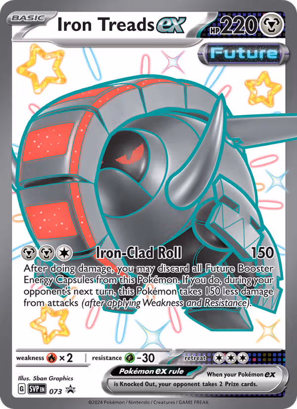 Iron Treads ex 73/225 Pokemon card