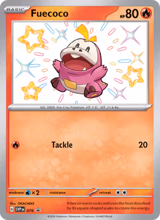Fuecoco 79/225 Pokemon card