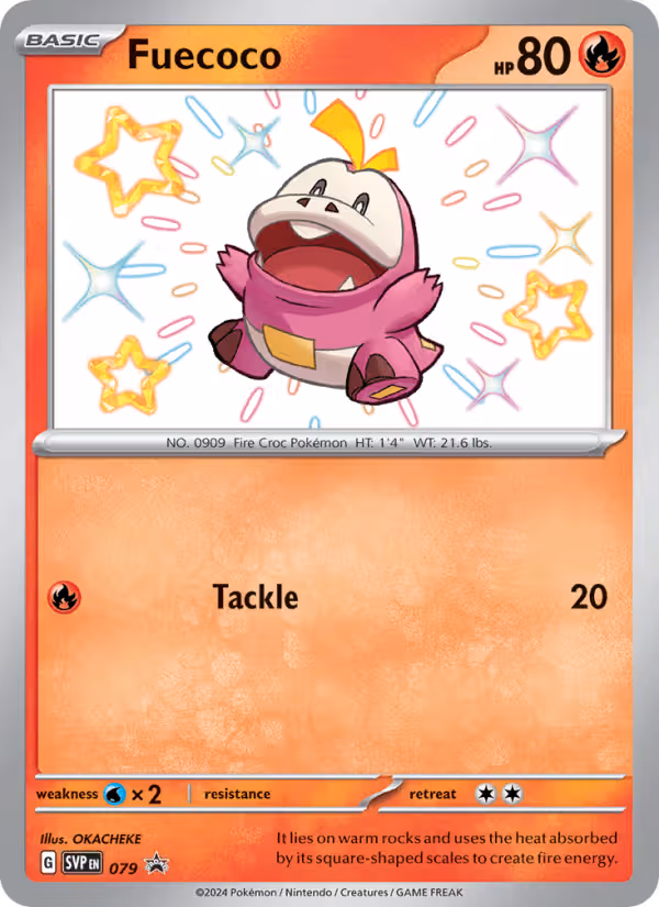 Fuecoco 79/225 Pokemon card