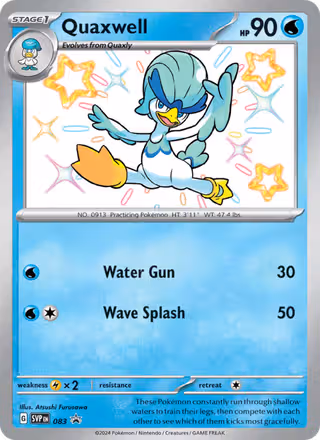 Quaxwell 83/225 Pokemon card