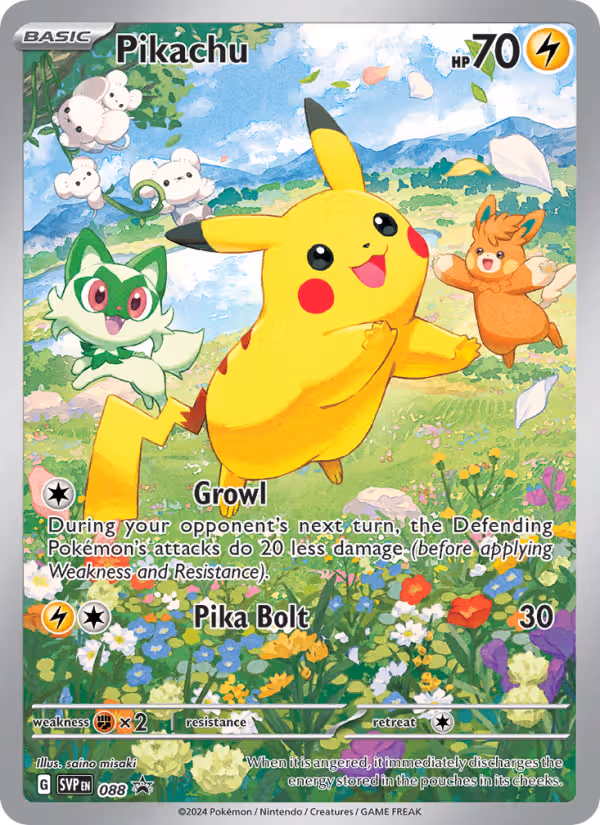 Pikachu 88/225 Pokemon card