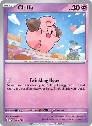 Cleffa 95/225 Pokemon card