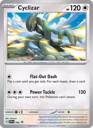 Cyclizar 96/225 Pokemon card