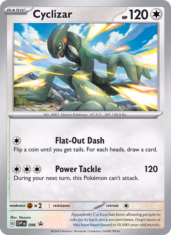 Cyclizar 96/225 Pokemon card