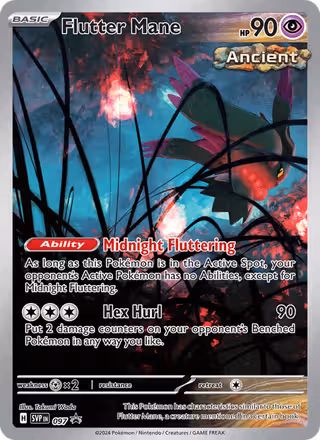 Flutter Mane 97/225 Pokemon card