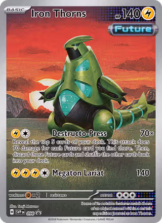 Iron Thorns 98/225 Pokemon card