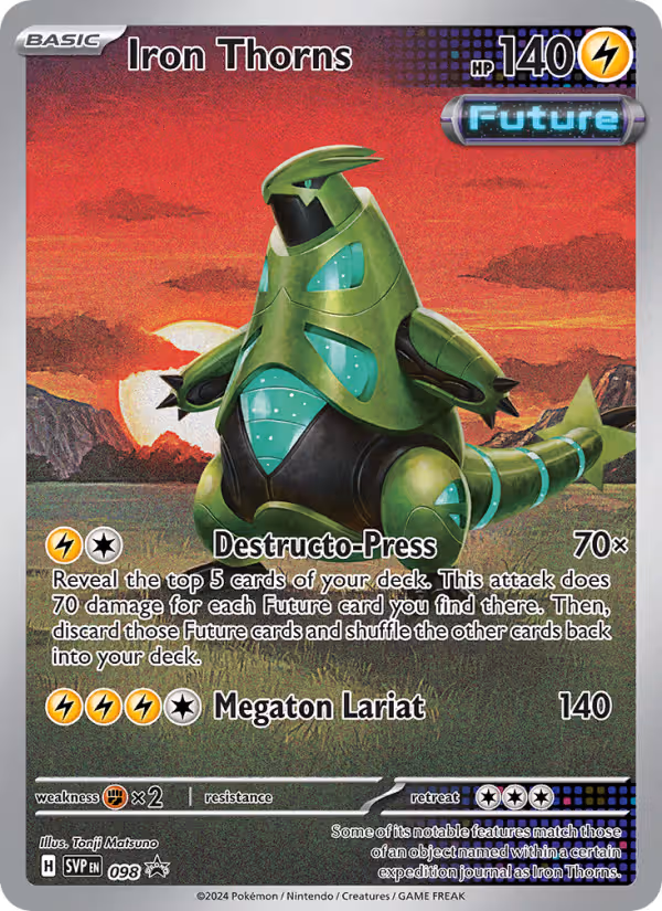 Iron Thorns 98/225 Pokemon card