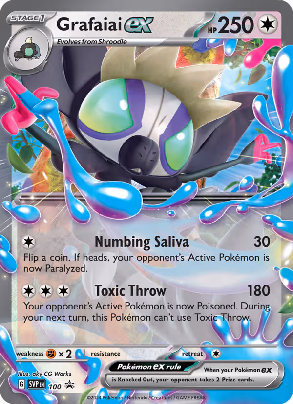 Grafaiai ex 100/225 Pokemon card