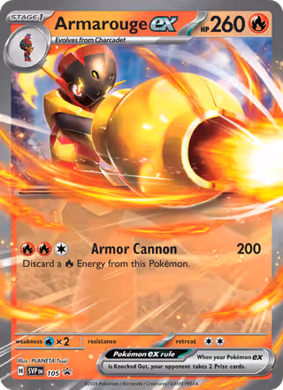 Armarouge ex 105/225 Pokemon card