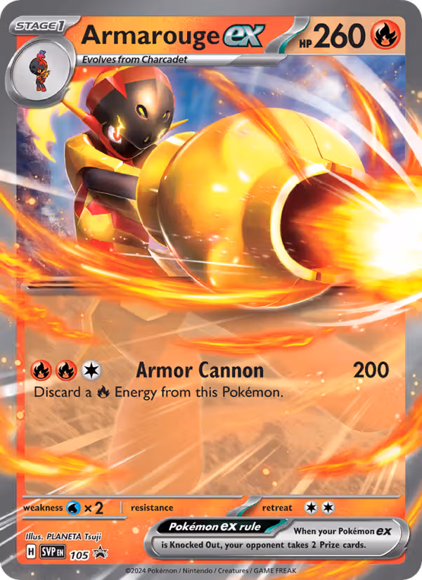 Armarouge ex 105/225 Pokemon card