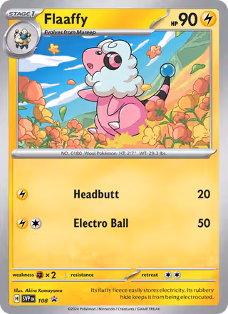 Flaaffy 108/225 Pokemon card