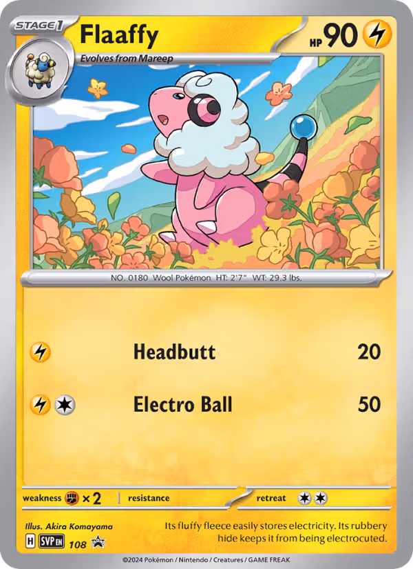 Flaaffy 108/225 Pokemon card