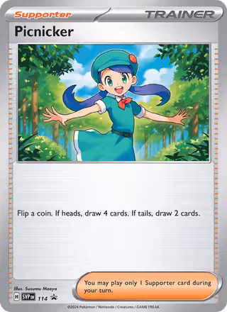 Picnicker 114/225 Pokemon card