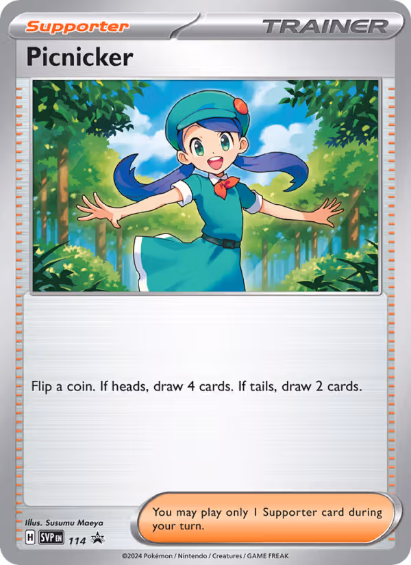 Picnicker 114/225 Pokemon card