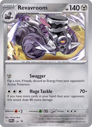 Revavroom 121/225 Pokemon card