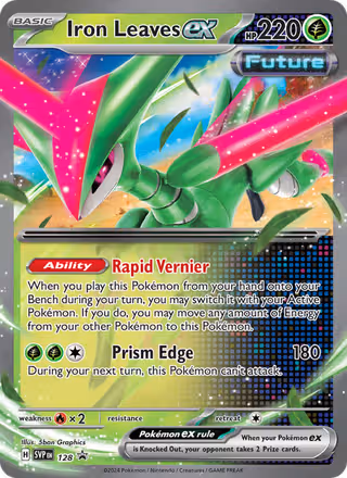 Iron Leaves ex 128/225 Pokemon card