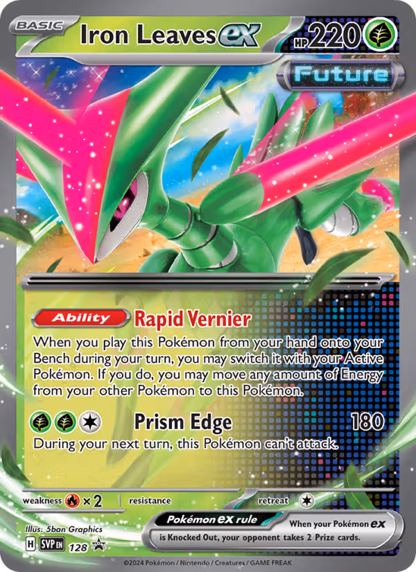 Iron Leaves ex 128/225 Pokemon card